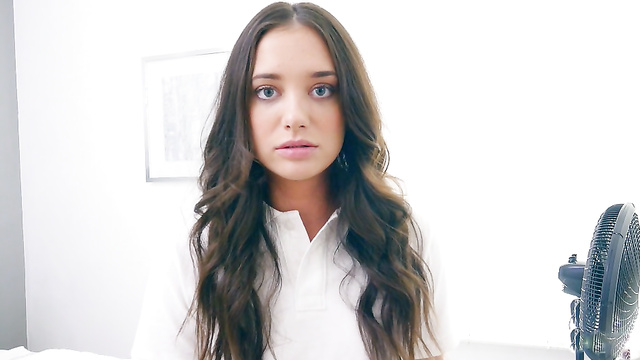 Сводный брат трахает сестру в своей спальне - возбуждающий секс от первого лица