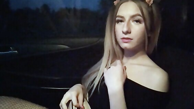 Незнакомка дала себя трахнуть, когда мужчина ее подвозил